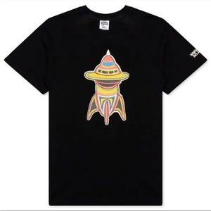 NEW MEN'S BBC 811-4202 BILLIONAIRE BOYS CLUB BB FLYING SS SHORT SLEEVE TEE BLACK